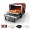 Ninja OO101EU grill ogrodowy/barbecue elektryczny + węglowy czarny, czerwony, srebrny 2400 W