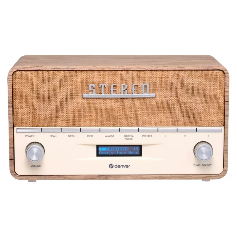 Radio przenośne Denver DAB-36LW tuner cyfrowy DAB+ 5W LCD