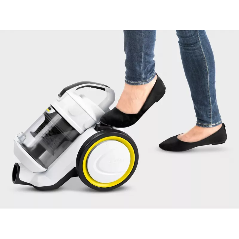 Odkurzacz workowy Karcher VC 3 — suchy odkurzacz domowy, 700 W, 0,9 L bezworkowy, HEPA 13, rura teleskopowa, wąż 1,5 m