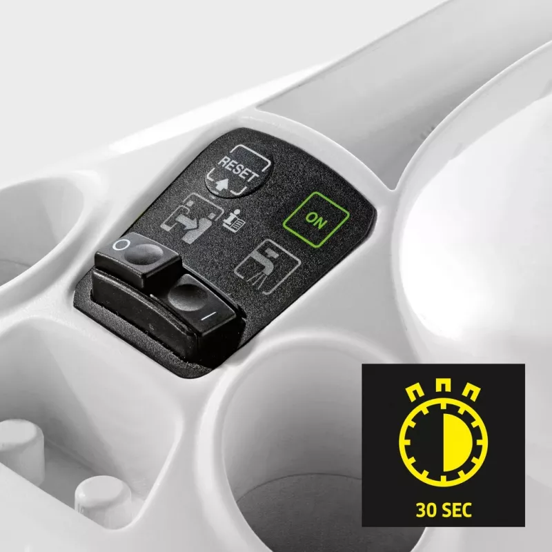 Parny odkurzacz cylindryczny Kärcher SC 3 EasyFix — 1900 W, zbiornik 0,5 L, 3,5 bar, wąż 2,2 m