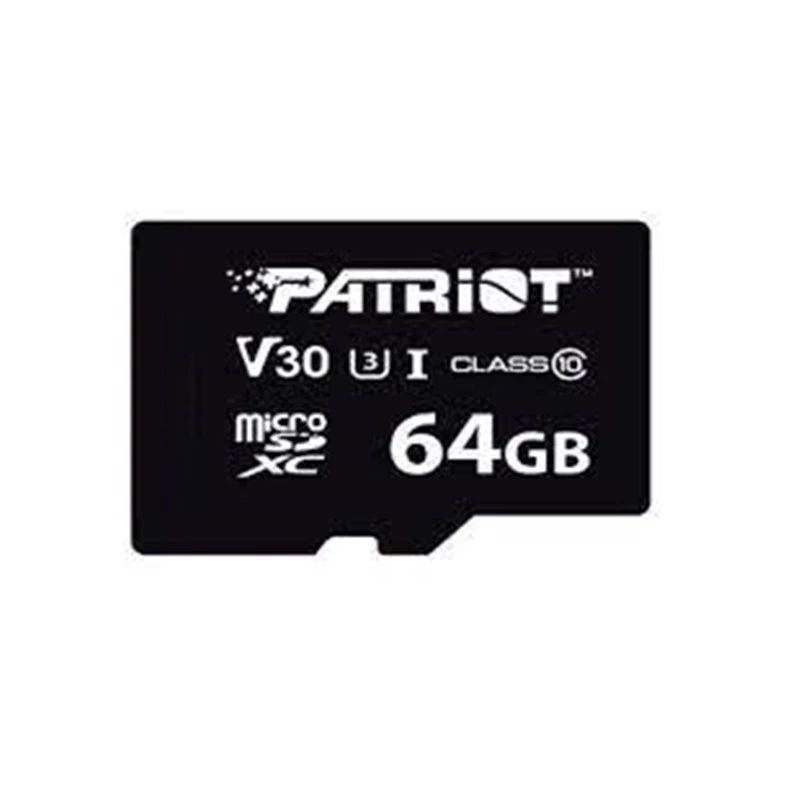 Karta pamięci MicroSDXC PATRIOT VX Series 64 GB UHS-I U3 V30 Class 10 90/80 MB/s wodoodporna z blokadą zapisu