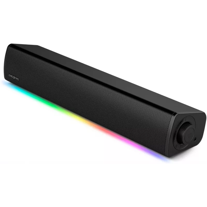 Sound Blaster GS3 Kompaktowa soundbar do gier z RGB i technologią SuperWide, zasilana przez USB, Bluetooth 5.4, wyjście słuchawkowe dla PC i Mac