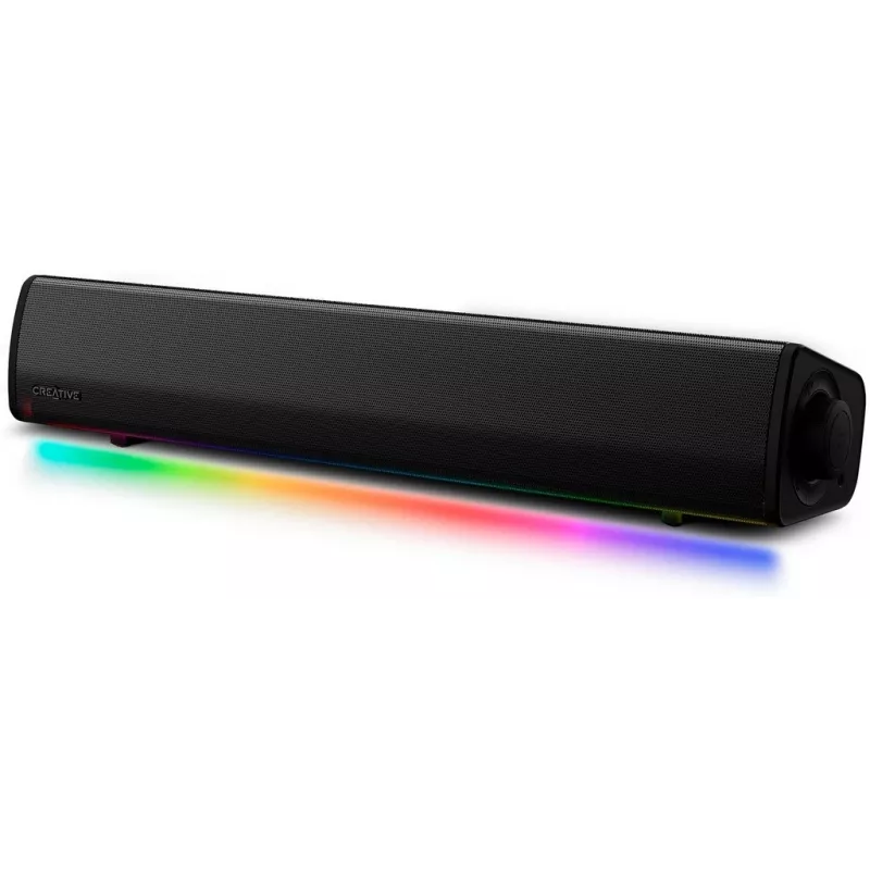 Sound Blaster GS3 Kompaktowa soundbar do gier z RGB i technologią SuperWide, zasilana przez USB, Bluetooth 5.4, wyjście słuchawkowe dla PC i Mac
