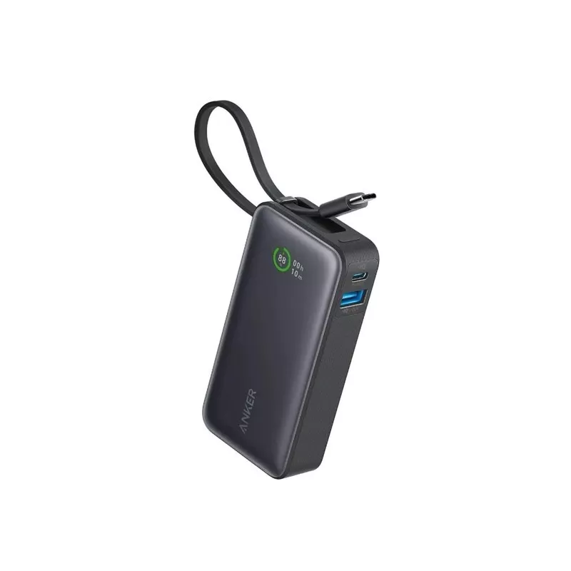 Powerbank 545 NANO 30W 10000mAh z wbudowanym kablem USB-C, czarny
