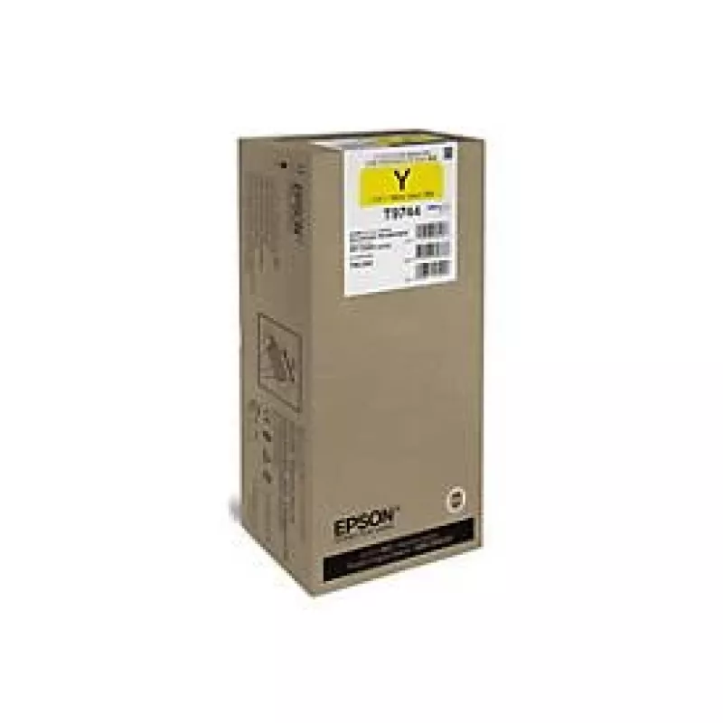Jednostka zasilająca atrament Epson WorkForce Pro WF-C869R żółty, oryginalna C13T97440N, wysoka wydajność do 10 000 stron