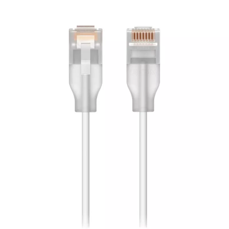 Przewód sieciowy Ubiquiti UACC-Cable-Patch-EL-0.15M-W Cat6, przezroczysty biały