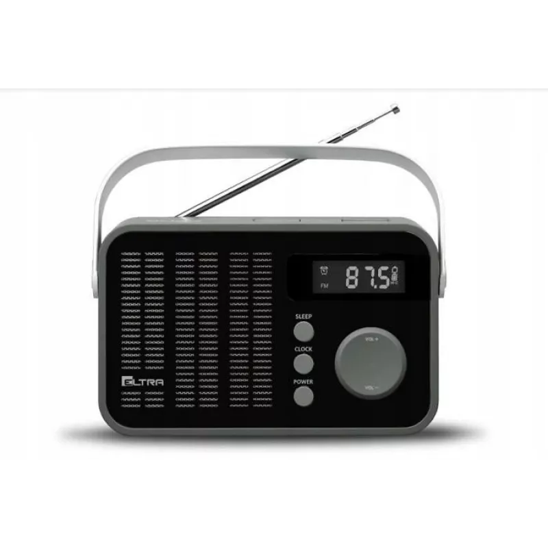 Radio Eltra model 261 z cyfrowym strojeniem PLL, czarne