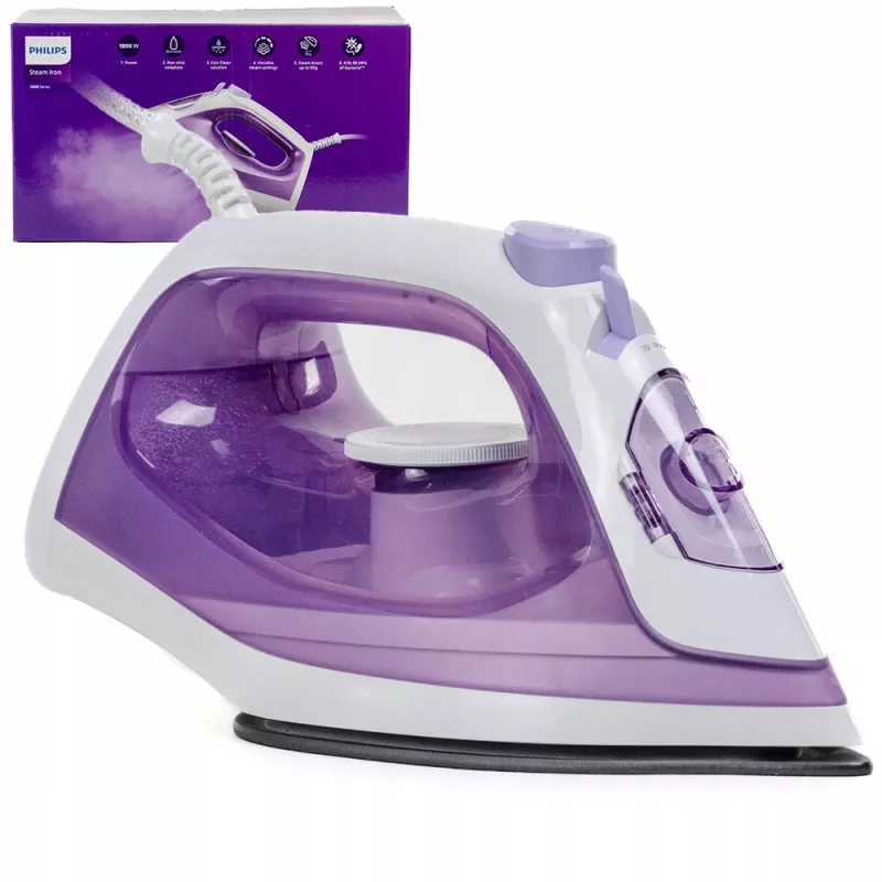 Żelazko Philips serii 1000 DST1020/30 Żelazko parowe Stopa nieprzywierająca 1800 W