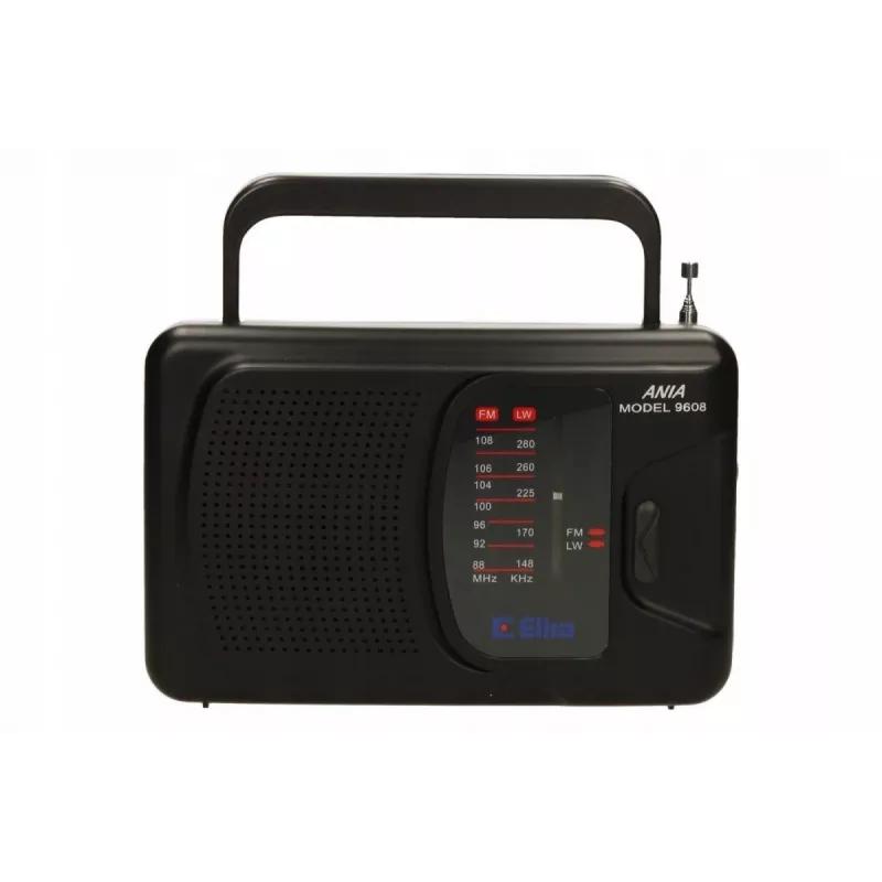 Radio zasilane sieciowo i bateryjnie FM, LW Eltra Ania