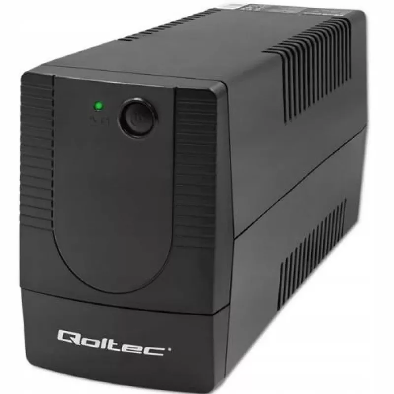 Qoltec 53774 zasilacz awaryjny (UPS) Line-Interactive 1 kVA 600 W 1 gniazdo AC
