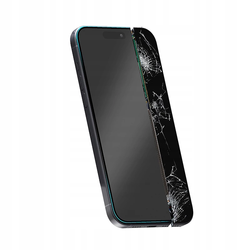 Hybrydowe hartowane szkło ochronne na ekran Crong do iPhone 15 CRG-NANO-IP61 twardość 9H odporne na zarysowania