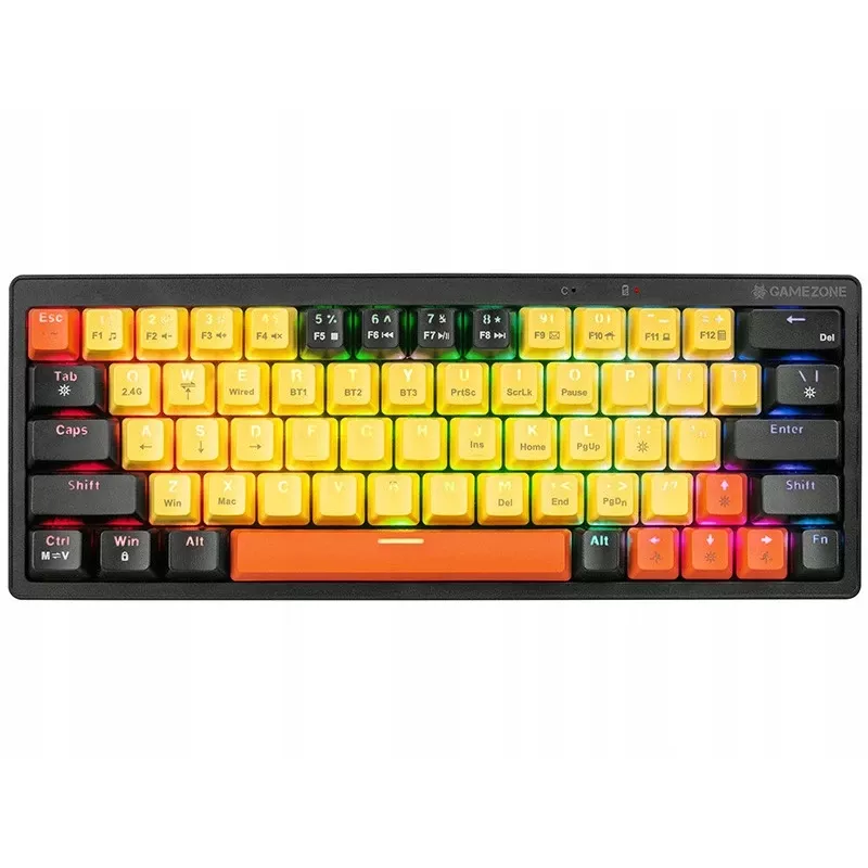 Klawiatura mechaniczna Tracer Gamezone EVO2 Hot Swap 63 (Żółty)