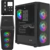 Obudowa Fury Shobo SH4F z oknem RGB i 4 wentylatorami MIDI Computer PC