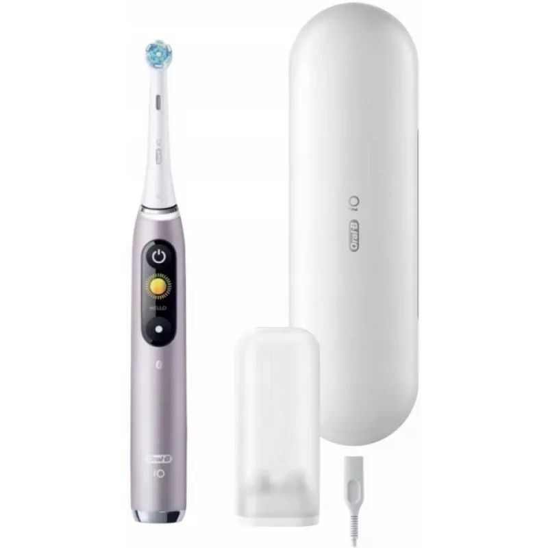 Oral-B iO9 Series 9 elektryczna szczoteczka do zębów, różowy kwarc