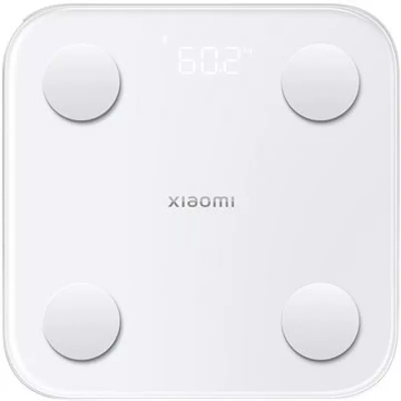 Xiaomi S400, kwadratowa, biała, elektroniczna waga osobista