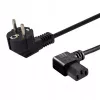 Kabel zasilający SAVIO CL-115 IEC C13 do wtyku męskiego, 1,2 m, czarny