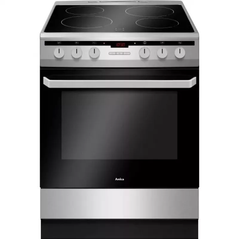 Kuchenka Amica 618CE3.333HTaQ (Xx), Piekarnik elektryczny, płyta ceramiczna, 60 cm