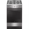 Kuchenka Amica, 57GGH4.23ZPF Xx, gazowa, Extrudat, stal nierdzewna, 50 cm