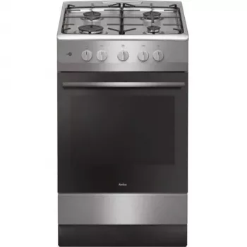 Kuchenka Amica, 57GGH4.23ZPF Xx, gazowa, Extrudat, stal nierdzewna, 50 cm