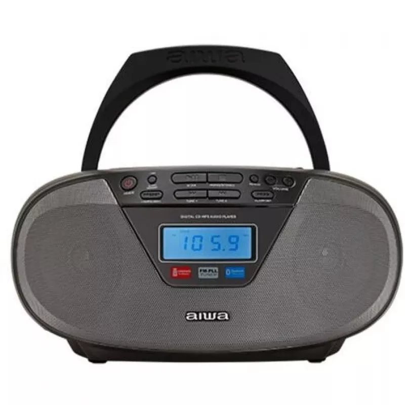 Mikrosystem audio Aiwa BBTU-400BK, odtwarzacz CD/MP3/FM-PLL/BT (czarny)