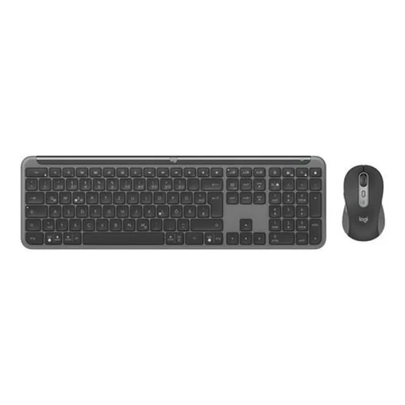 Logitech 920-012483 klawiatura mysz included Office RF Wireless + Bluetooth QWERTZ German Graphite