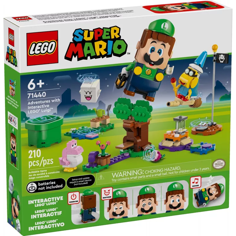 Klocki konstrukcyjne LEGO 71440 Super Mario Interaktywna figurka LEGO Luigi