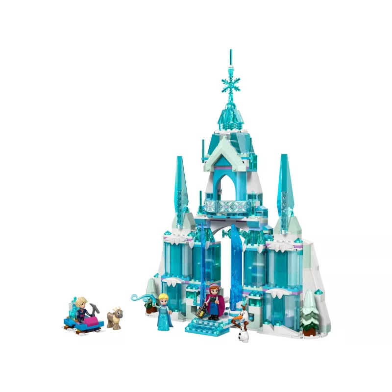 Zabawka konstrukcyjna LEGO Disney Princess Lodowy Pałac Elsy 43244 — zestaw do budowania do pomysłowej zabawy