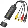 LogiLink USB 2.0 A/V Grabber. USB A/M na 3xCinch + MiniDIN5/F. Czarny
