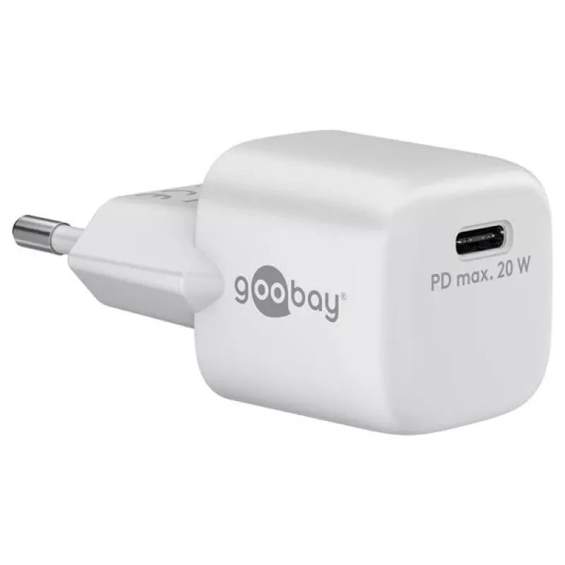 Goobay Uniwersalna czarna ładowarka wewnętrzna AC do szybkiego ładowania 65403 USB Type-C 110-240V