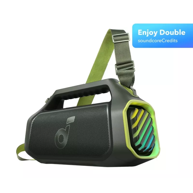 Boom 2 Plus | Potężny basowy głośnik Bluetooth na zewnątrz, kolor Adventure Green