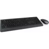 Klawiatura Lenovo 4X30H56829 z myszą, uniwersalna, bezprzewodowa RF, QWERTY, US English, czarna
