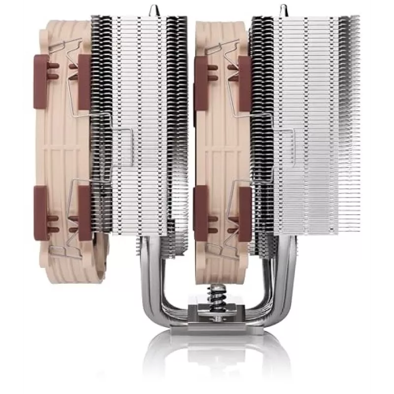 Chłodzenie powietrzem Noctua NH-D15 G2 HBC, dwa wentylatory 140 mm, 1250–1500 RPM, 155,6 m³/h, 12 V, miedź, 152×150×168 mm
