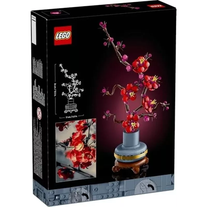 LEGO Icons Dekoracyjny Zestaw Kwiat Śliwy 10369, Wielokolorowy