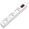 Przedłużacz sieciowy LogiLink LPS230 1,5 m 3 gniazda AC Do użytku wewnętrznego biały