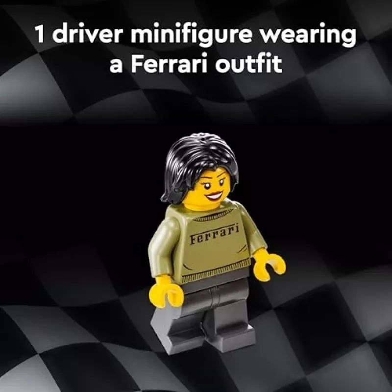 LEGO Speed Champions Ferrari F40 Supercar Zestaw do Budowania Samochodu Zabawkowego dla Chłopców i Dziewczynek od 9 Lat z Minifigurką Kierowcy