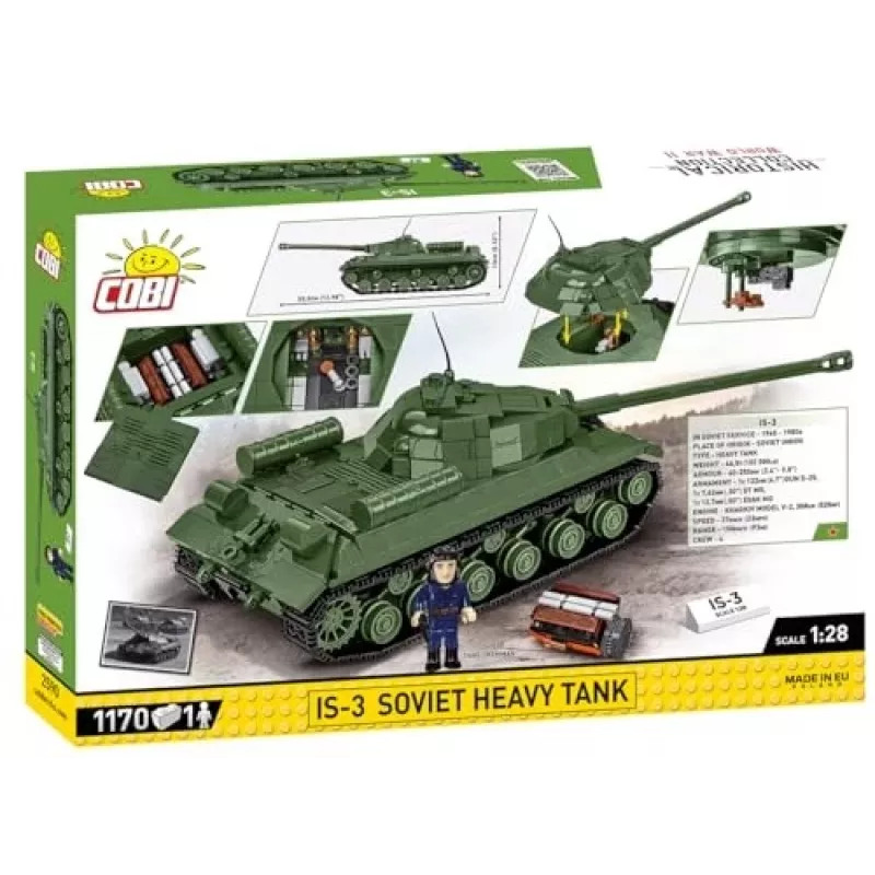 COBI Historical Collection WWII Is-3 Radziecki Czołg Ciężki