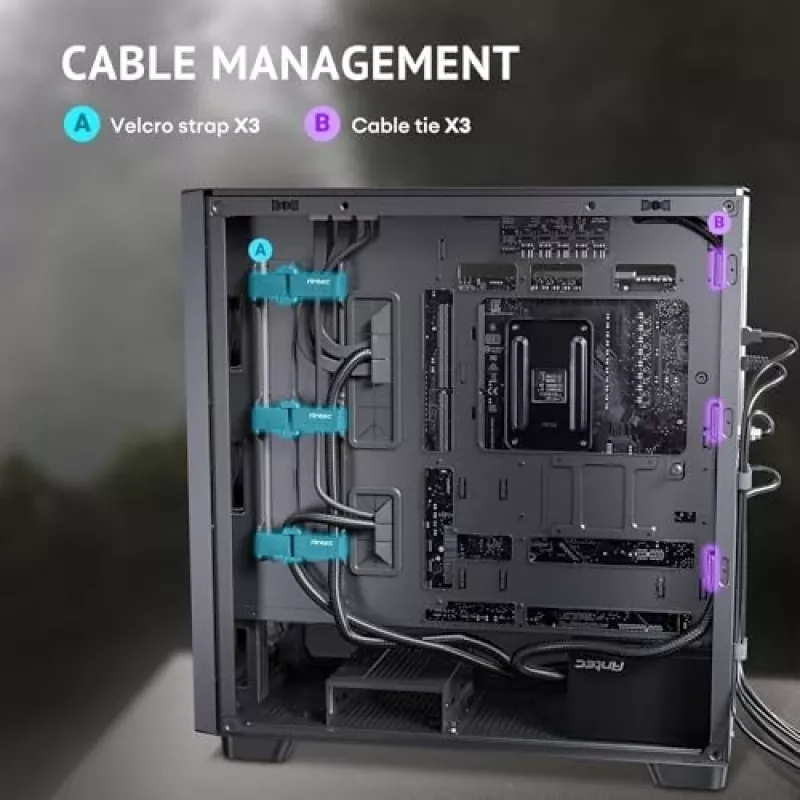 Antec 0-761345-10133-2 Obudowa komputerowa MIDI Tower Czarny Wood