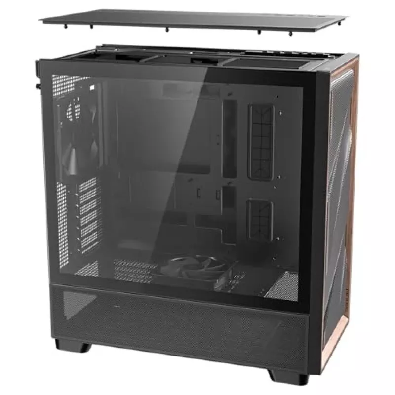 Antec 0-761345-10133-2 Obudowa komputerowa MIDI Tower Czarny Wood