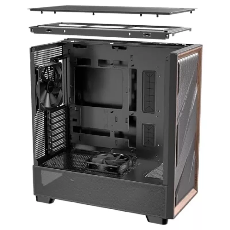 Antec 0-761345-10133-2 Obudowa komputerowa MIDI Tower Czarny Wood