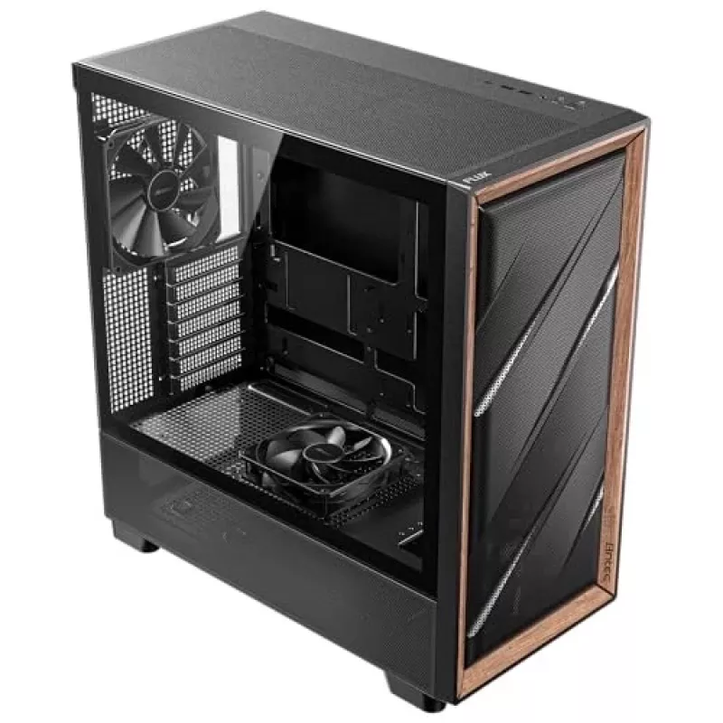 Antec 0-761345-10133-2 Obudowa komputerowa MIDI Tower Czarny Wood