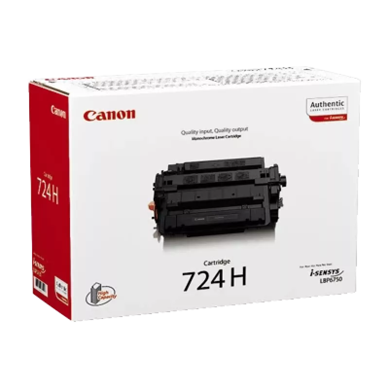 Kaseta z tonerem Canon CRG-724H, 1 szt., oryginalna, czarna