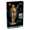 LEGO figura do zbudowania Star Wars C-3PO model 75398 — 1138 elementów, 380 mm kolekcjonerski model na wystawę