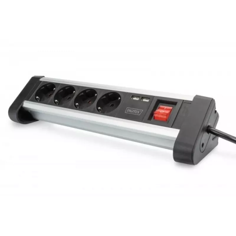 Listwa zasilająca Digitus DA-70614 z 2 portami USB