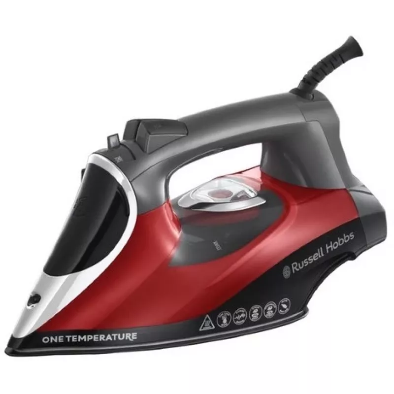 Russell Hobbs 25090-56 żelazko parowo-suche Ceramiczna stopa 2600 W Czarny, Szary, Czerwony