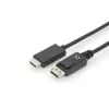 Kabel adapterowy DisplayPort 1.2 z blokadą 4K 60Hz UHD Typ DP/HDMI A M/M czarny 2 m
