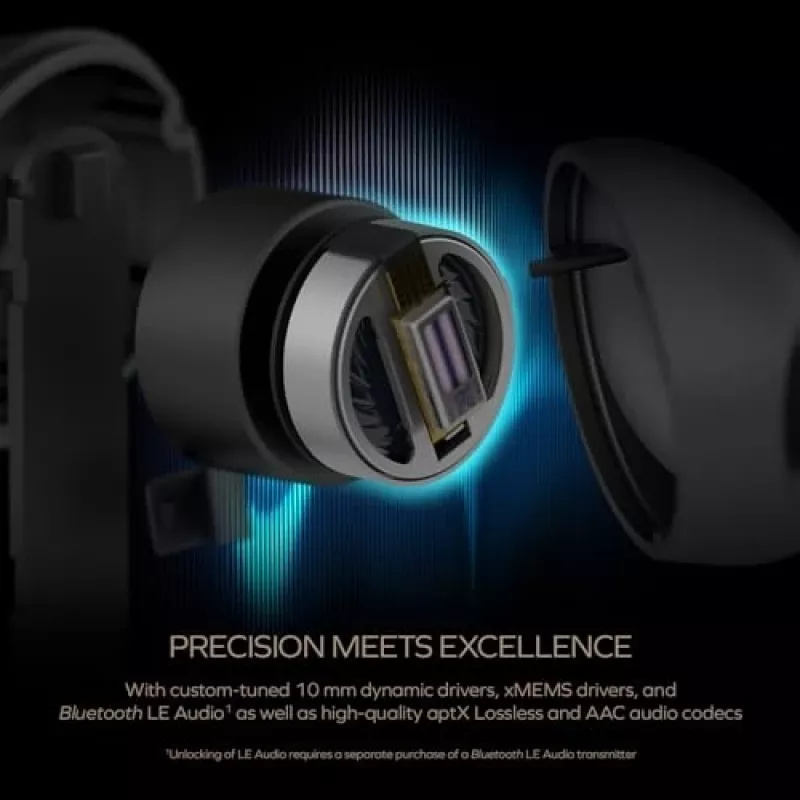 Creative 51EF1160AA000 Aurvana Ace 2 słuchawki dokanałowe Bluetooth czarne