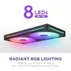 NZXT F280 RGB Core 140mm ARGB PWM 2-Pack Czarny