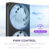 NZXT F280 RGB Core 140mm ARGB PWM 2-Pack Czarny