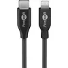 Wentronic 39447 Kabel Lightning 0,5 m czarny