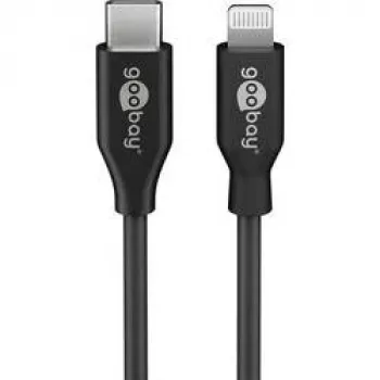 Wentronic 39447 Kabel Lightning 0,5 m czarny